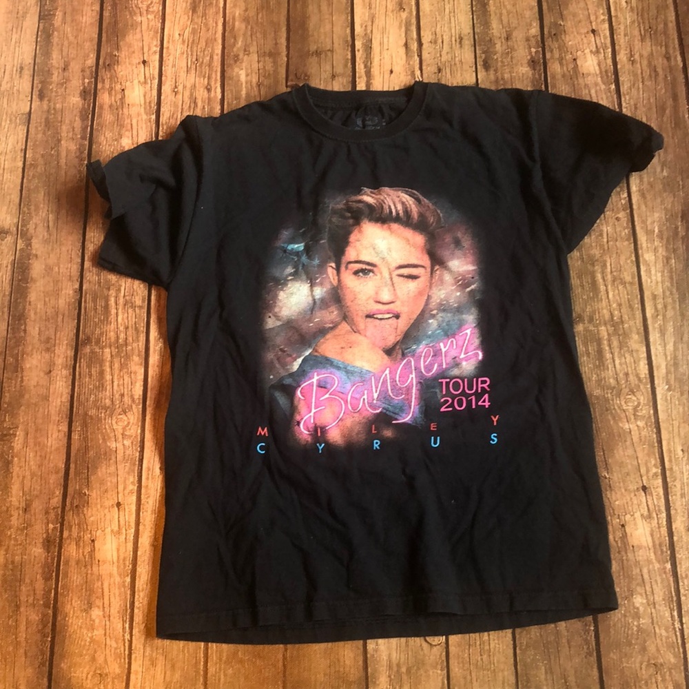 Miley Cyrus Bangerz Concert T-Shirt (2014) Sz M
